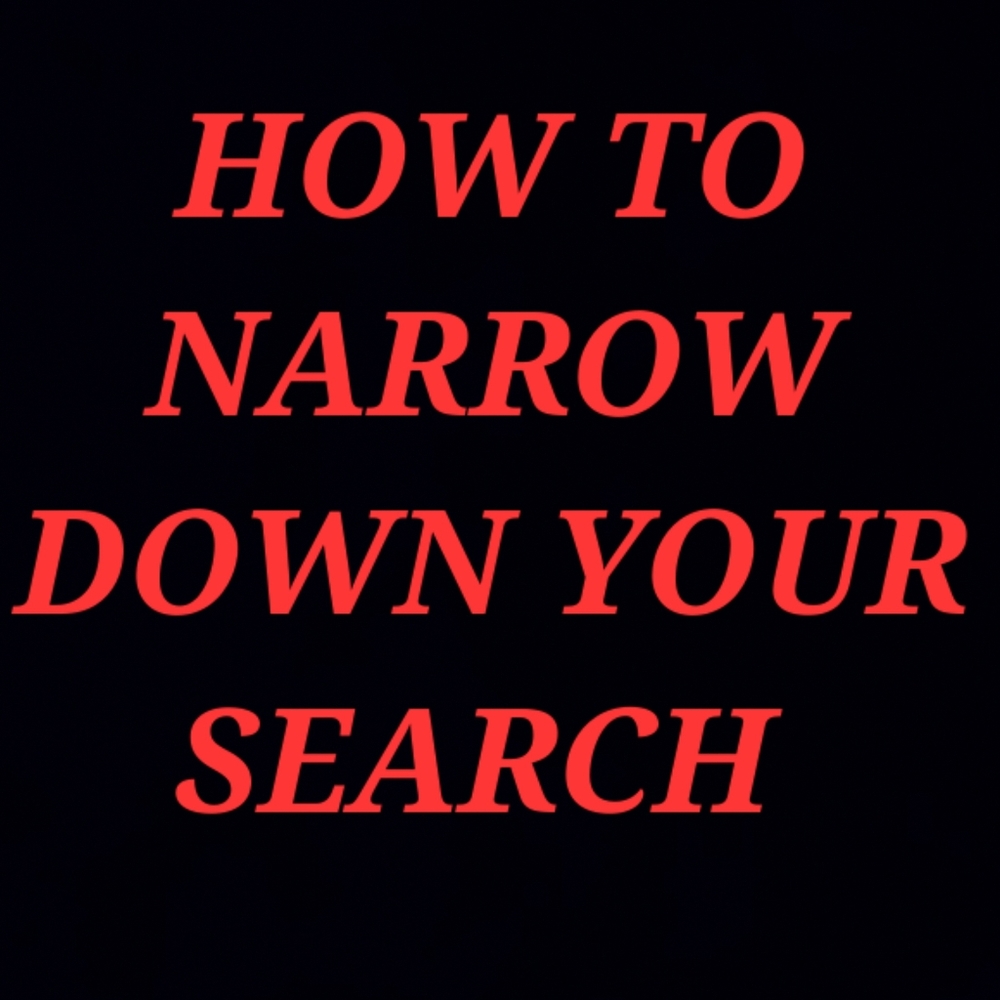 Don't want to scroll through 500+ listings? Do this...